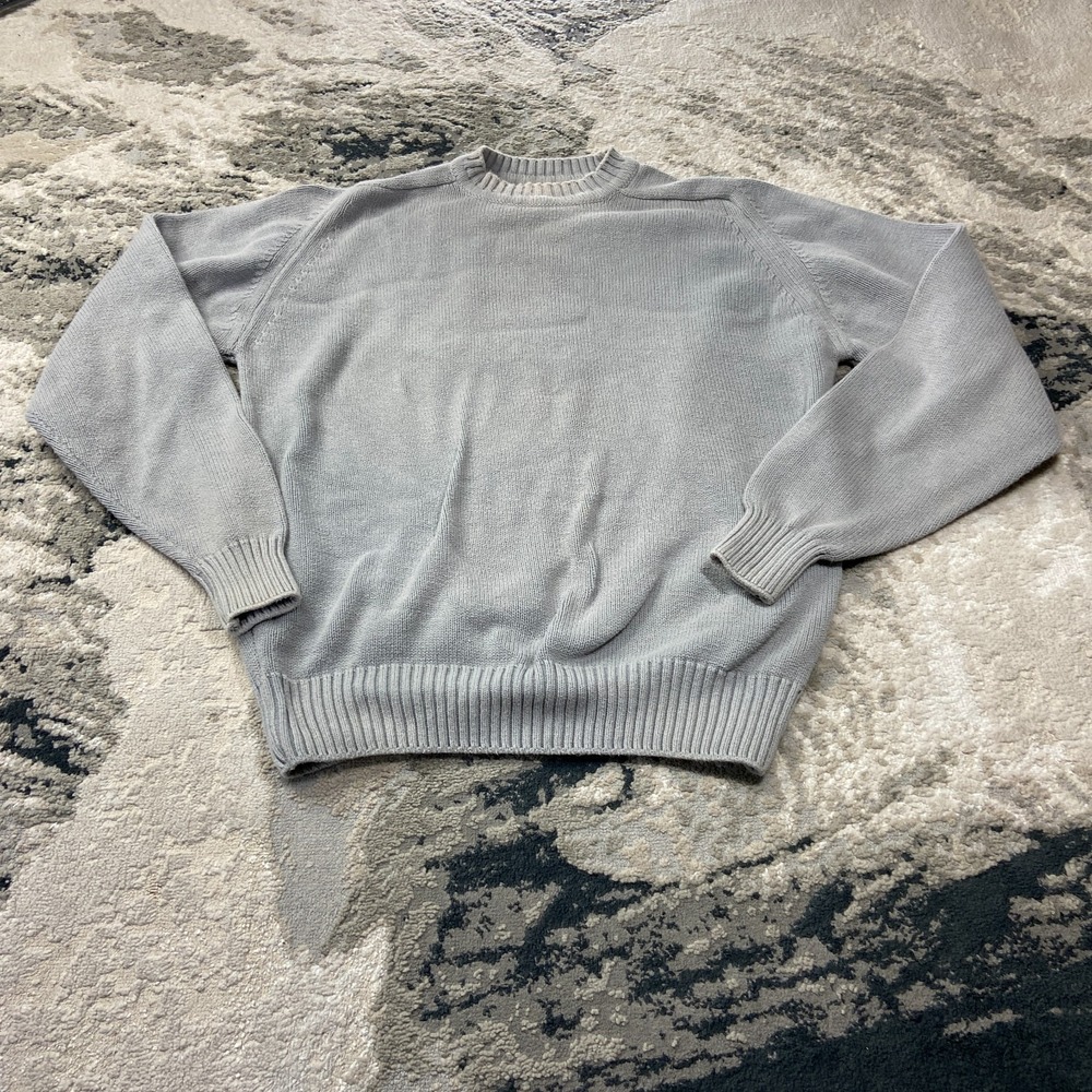 Vintage Cambridge Classics By Mervyns Sweater Sz L Gray Raglan Heavyweight